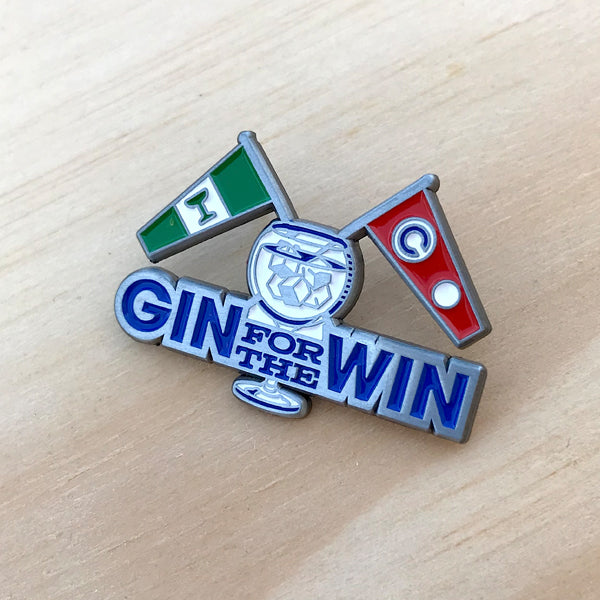 Gin for the Win Pin